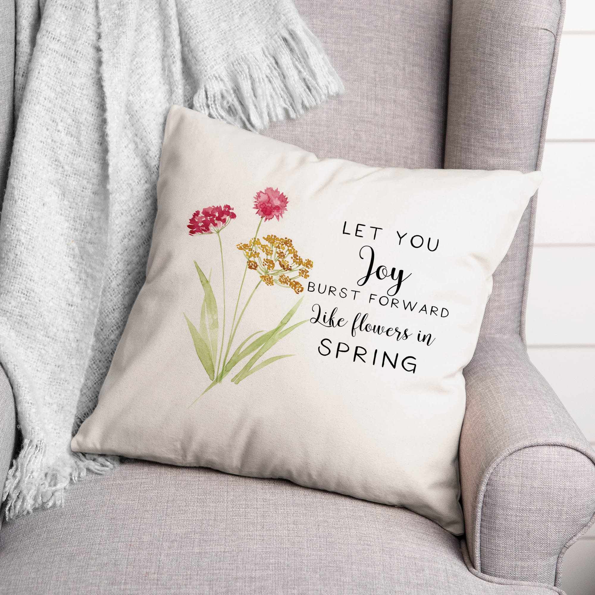 Joy Burst 18" x 18" Throw Pillow